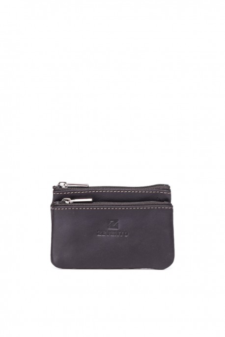 ZEVENTO ZE-4119R Leather Wallet with RFID protection : colour:Black