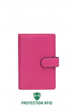ZEVENTO ZE-3111R Leather wallet Multicolor with RFID protection