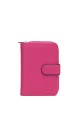 ZEVENTO ZE-3112R Leather wallet Multicolor with RFID protection : Color:Fuschia - Multicolor