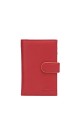 ZEVENTO ZE-3113R Leather wallet Multicolor with RFID protection : Color:Red - Multicolor
