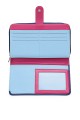ZEVENTO ZE-3114R Big Leather wallet with RFID protection