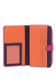 ZEVENTO ZE-3114R Big Leather wallet with RFID protection