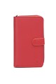 ZEVENTO ZE-3114R Big Leather wallet Multicolor with RFID protection : Color:Red - Multicolor