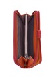 ZEVENTO ZE-3114R Big Leather wallet with RFID protection