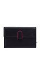 ZEVENTO ZE-3115R Big Leather wallet Multicolor with RFID protection : Color:Black - Multicolor