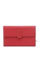 ZEVENTO ZE-3115R Big Leather wallet Multicolor with RFID protection : Color:Red - Multicolor