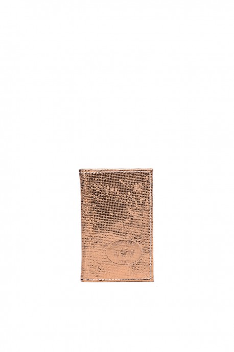 Leather card holder SF6001- SF6001-VDT1 Bronze - La Sellerie Française