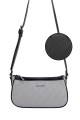 David Jones 6728-3 Crossbody Bag : Color:Black