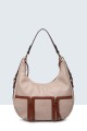 2310 synthetic handbag : Color:Beige