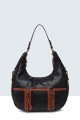 2310 synthetic handbag : Color:Black