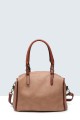 2311 synthetic handbag : colour:Camel