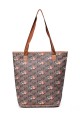 88694 synthetic handbag : colour:Brown