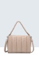 28158-BV synthetic handbag : Color:Light khaki