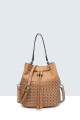 5139-BV synthetic handbag : Color:Camel