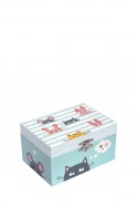 S50804 Music Box Cat Photoluminescent - Trousselier 