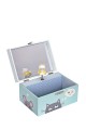 S50804 Music Box Cat Photoluminescent - Trousselier 