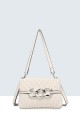 28160-BV synthetic crossbody bag : Color:Beige