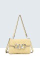 28160-BV synthetic crossbody bag : Color:Pale yellow