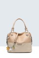 5129-BV synthetic handbag : Color:Light khaki