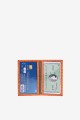 Leather card holder SF6001-CROC-22T1 Orange - La Sellerie Française