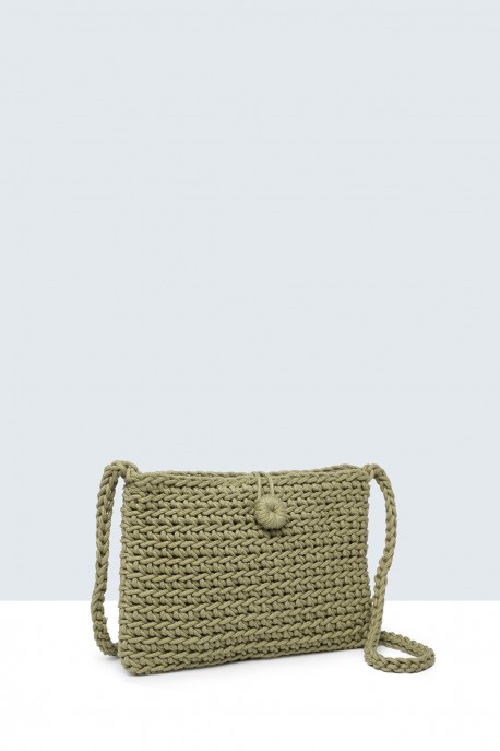9003-BV Shoulder bag made of crocheted