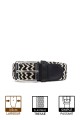 ZSP-357 Braided elastic belt - Bicolor Black-White
