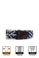 ZSP-357 Braided elastic belt - Multicolor MC001 : Taille : :Taille 42 / 110cm, Colors:MC001