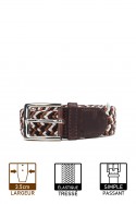 ZSP-357 Braided elastic belt - Multicolor MC004