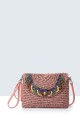 8991-BV Shoulder bag made of crocheted