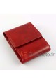 Leather Cheque book case Spirit R6509 : colour:Red