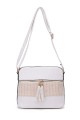 A271A Synthetic Crossbody bag : Color:White
