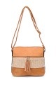 A271A Synthetic Crossbody bag : Color:Moutarde