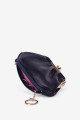 SF2235 Lamb leather purse with clasp - Navy Blue