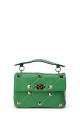 M-6001 Synthetic Crossbody bag : Color:Green