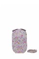 BG4240 Pochette téléphone bandoulière textile : couleur:Lilas