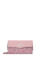 BG4255 Synthetic Wallet Card Holder : Color:Pink