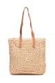 HEMAS-74 Crocheted paper straw handbag / Beach bag