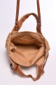 MA-1997 Crocheted paper straw handbag / Beach bag