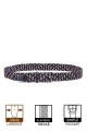 ZSP-357 Ceinture tressée élastique - Multicolore MC014