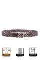ZSP-357 Ceinture tressée élastique - Multicolore MC016