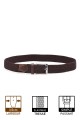 ZSP-357 Braided elastic belt - Dark Brown
