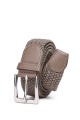 ZSP-357 Braided elastic belt - Taupe