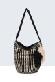 9006-BV Handbag made of crocheted