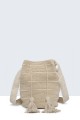 9054-BV Handbag made of crocheted cotton