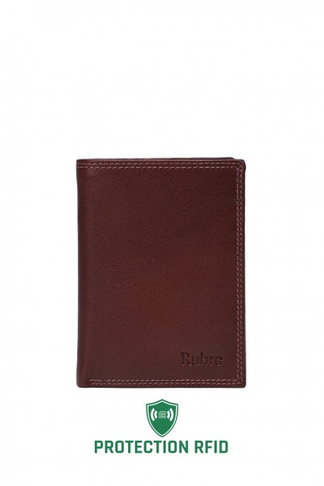 Wholesale Leather RFID Wallet Supplier Rubre R613IR