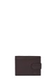 Portefeuille cuir format italien KJ-01388 : Couleur:Marron foncé