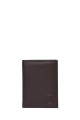 Leather wallet KJ-47378 : Color:Marron foncé