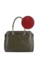 DAVID JONES 6846-1 handbag : Color:Rouge foncé