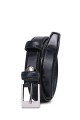 italian leather belt 23939 : colour:Marine, Taille : : Taille 32 / 85cm