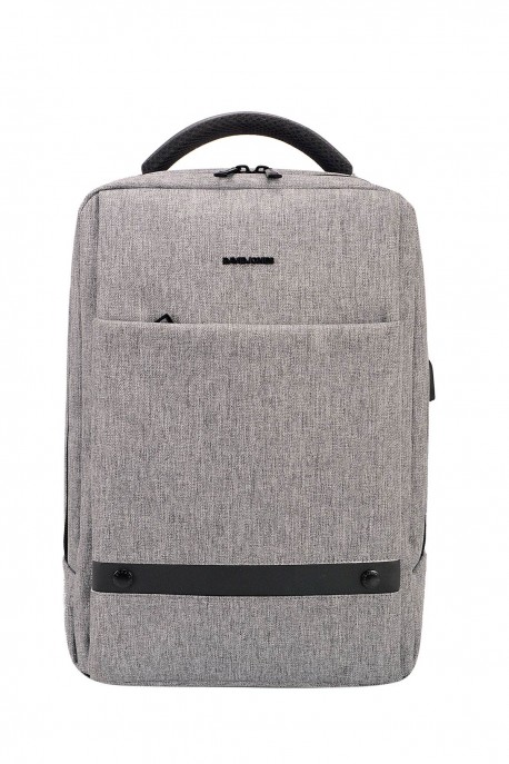 PC-038 David Jones Laptop Backpack : colour:Gris fonc&eacute;